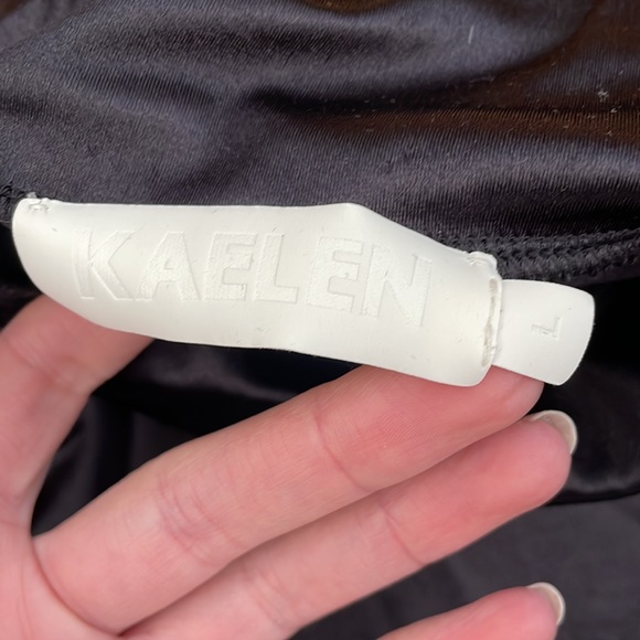 Kaelen Varsity Stripe Satin Top - Picture 4 of 5